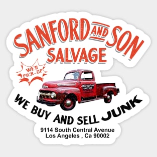 Sanford and Son Salvage Worn Truck Sticker